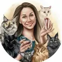 ЛАНА, САНЯ и 6 котов со Львом